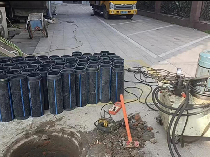 上饶PE置换管厂家 DN315置换管 非开挖管短管置换